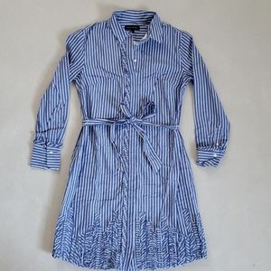 Striped Shirt Dress
